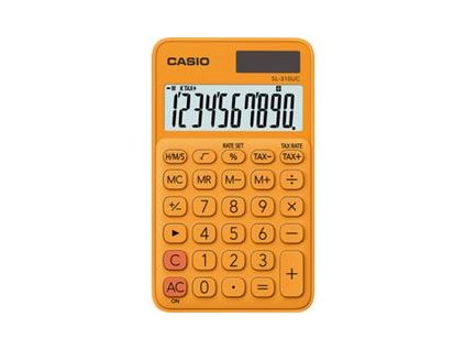 Casio SL 310 UC RG Kapesní kalkulačka, oranžová