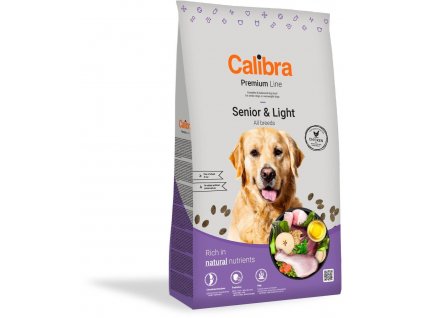 Calibra Dog Premium Line Senior&Light 3kg granule pro psy
