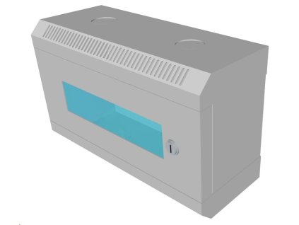 RACK DATACOM 10" nástěnný rozvaděč 4U/140 mm