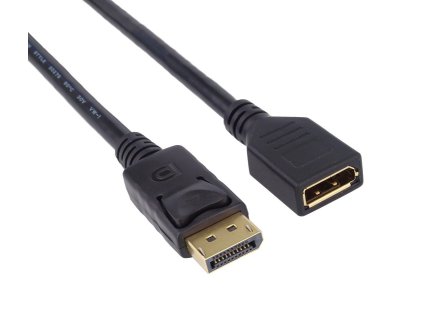 PremiumCord DisplayPort prodlužovací kabel M/F 2m