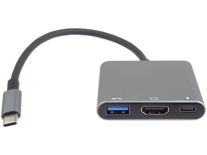 premiumcord adapter usb c na hdmi usb3 0 pd rozliseni 4k a full hd 1080p ien453895