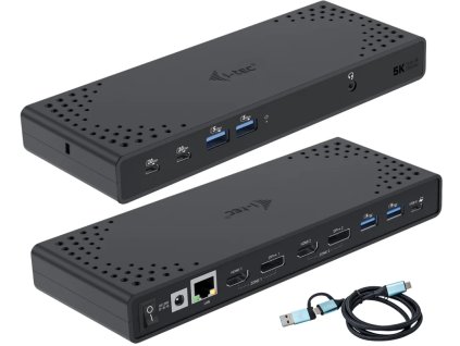 i tec usb 3 0 usb c thunderbolt dual display docking station pd 100w ien500192