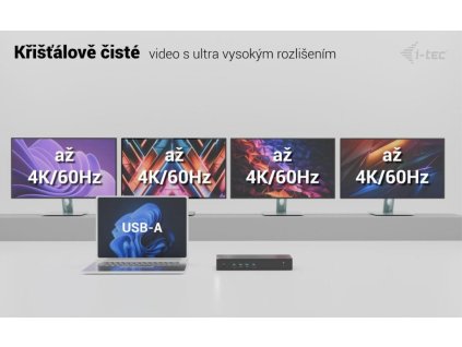 i tec universal 5x 4k display docking station power delivery 100w obr galerie big ies94473959