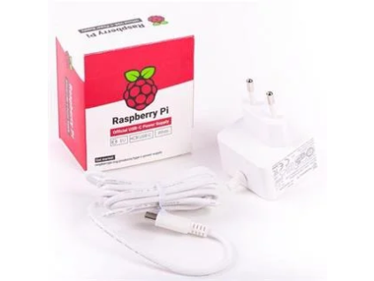 raspberry pi napajeci adapter usb c 3a pro rpi 4 bila ien330704