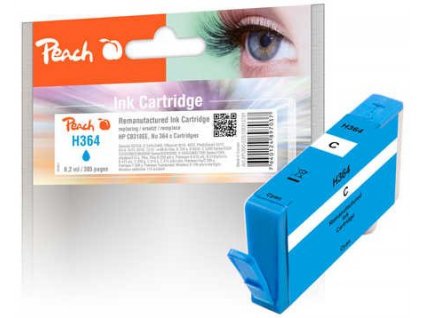 Peach H364 cyan kompatibilní s HP No. 364, CB318EE