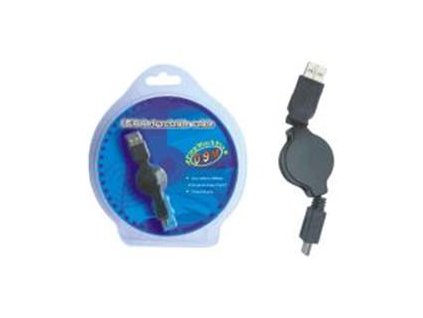KABEL USB A-B mini, navíjecí kabel 1m