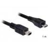 Delock Cable USB 2.0 micro-B male > USB mini male 1m