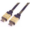 HDMI 2.0b High Speed + Ethernet kabel HQ, zlacené konektory, 3m