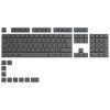 Glorious GPBT Keycaps - 115 PBT Keycaps, ISO, UK-Layout, Black Ash