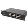 Digitus Gigabit Ethernet Switch 16 port, 10 palců, nespravovaný