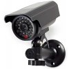 NEDIS atrapa bezpečnostní kamery s blikající LED/ bullet/ IP44/ venkovní/ černá