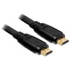 Delock HDMI 1.4 kabel A/A samec/samec, plochý, 1m (82669)