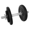 LifeFit Činka nakládací jednoruční 15 kg, 30mm tyč/4x kotouč