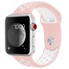 Tactical Double silikonový řemínek pro Apple Watch 1/2/3 38mm Pink/White - růžovo bílý