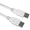 Prodlužovací kabel USB 3.0 Super-speed 5Gbps A-A, MF, 9pin, 3m bílá