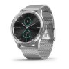 Garmin vivomove Luxe Silver se stříbrným milanese páskem