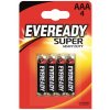 Energizer Eveready Super (blistr) - Mikrotužka AAA/4pack