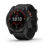 Garmin fenix7X Solar, Gray/ Black Silicone Band