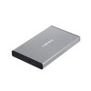 Natec Externí box pro HDD 2,5" USB 3.0 Rhino Go, šedý, hliníkové tělo