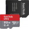 SanDisk Ultra microSDXC 512GB 150MB/s A1 Class10 UHS-I + Adaptér