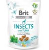 Brit Care Dog Crunchy Cracker. Insects with Tuna enriched with Mint, 200g pamlsky pro psy