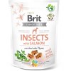 Brit Care Dog Crunchy Cracker. Insects with Salmon enriched with Thyme, 200g pamlsky pro psy