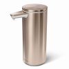 Simplehuman Bezdotykový dávkovač mýdla, 266 ml, Rose Gold ocel, dobíjecí