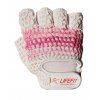 Fitness rukavice LIFEFIT KNIT, vel.S, růžovo-bílé