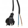 Solight flexo kabel, 2x 1mm2, gumová, černá, 5m