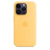 Apple iPhone silikonový kryt s MagSafe na iPhone 14 Pro, slunečně žlutý