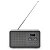 NEDIS stolní rádio/ DAB+/ FM/ 1.3 "/ napájení z baterie/ digitální/ 4.5 W/ budík/ černé