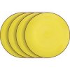 Lamart LT9050 4dílná sada mělkých talířů HAPPY, žlutá