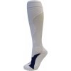 Kompresní sportovní ponožky WAVE, bílé, vel.45+