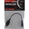 Sencor SCO 513-001 USB A zásuvka/F - USB Micro B konektor/M