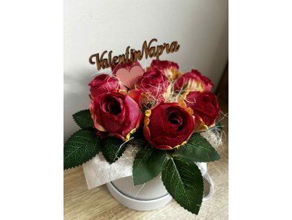 Fodros szirmű Rózsa box