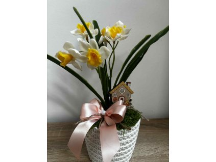 Nárciszos tavaszi dekor