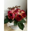 Fodros szirmű Rózsa box