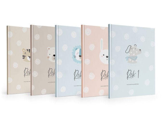 Deník pro miminko Rok 1 | Zvířátka - nová edice