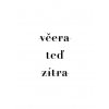 Bloque. plakat Vcera ted zitra na bile