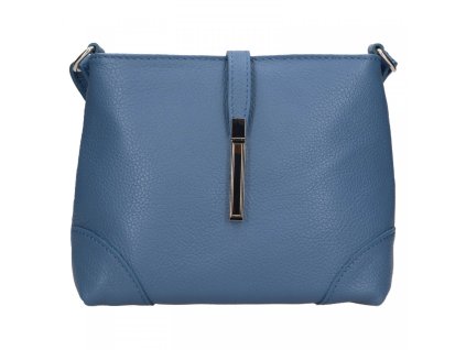 damska kozena crossbody kabelka italia marlen modra