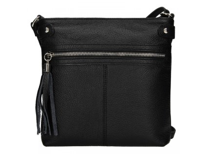 damska kozena crossbody kabelka italia laura cerna
