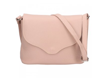 damska kozena crosbody kabelka italia alice pudrova