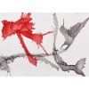 art black red