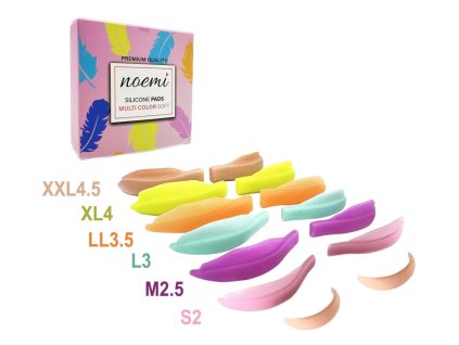 Noemi Multi Color Soft silicone pads – Noemi Professional