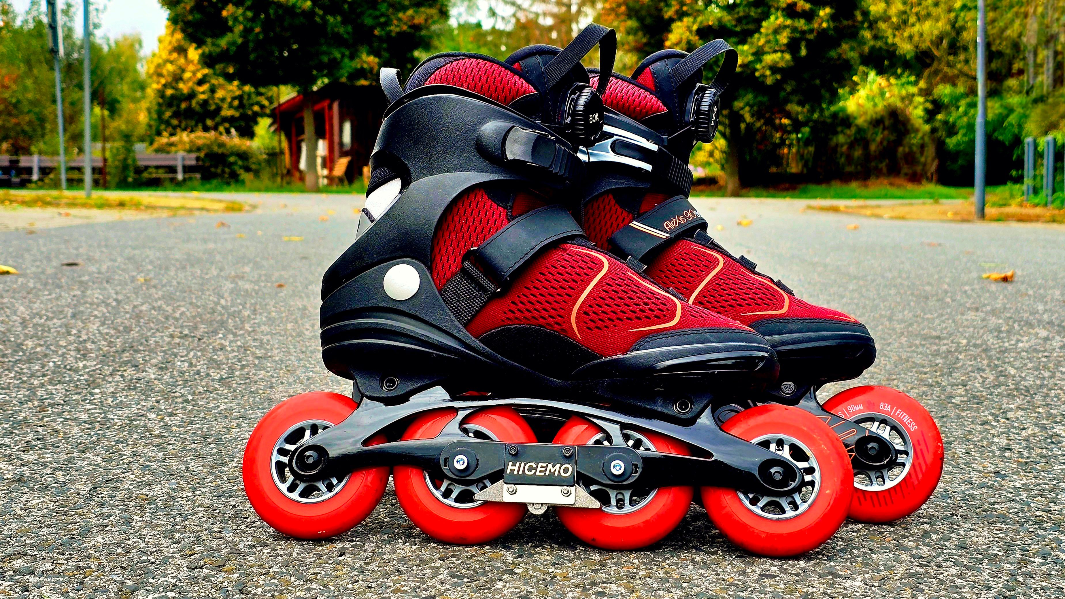 Brzdím - brusle K2 red