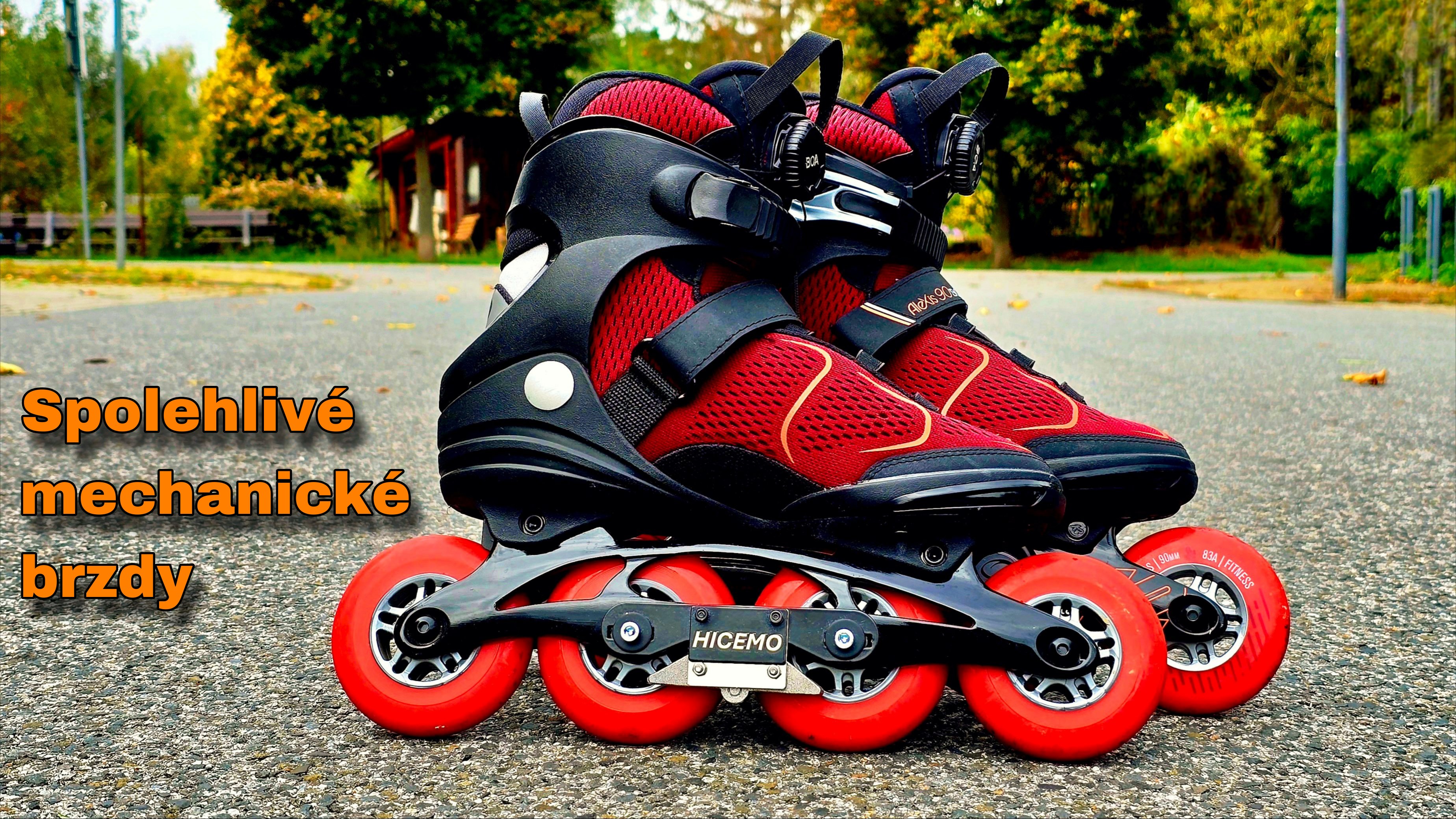 Brzdím - brusle K2 red