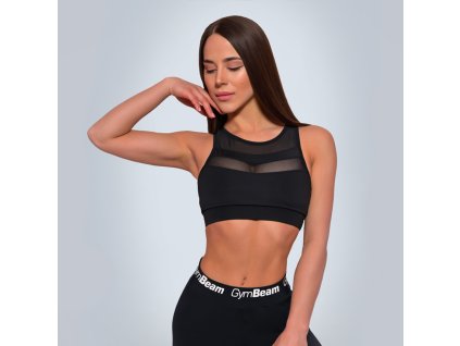 Sportovní podprsenka Mesh Black - GymBeam