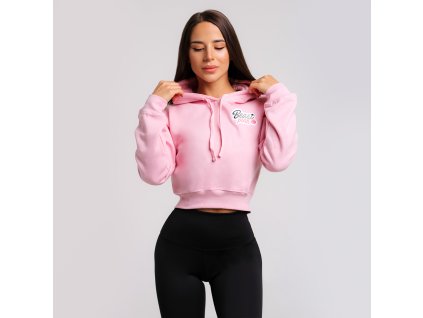 Dámská mikina Crop Blush - BeastPink