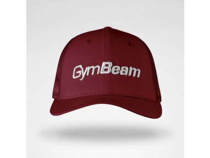 Kšiltovka Mesh Panel Cap Burgundy - GymBeam (Velikost UNI, Barva červená)