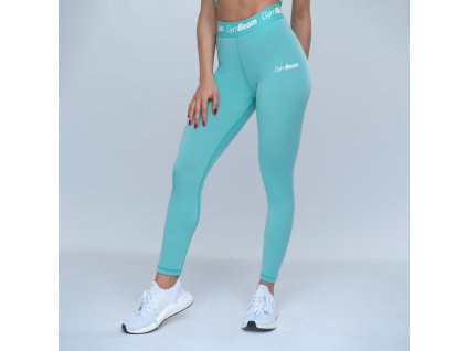 Dámské legíny Simple Turquoise - GymBeam (Velikost S, Barva modrá)